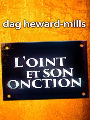 cover image of L'oint et son onction